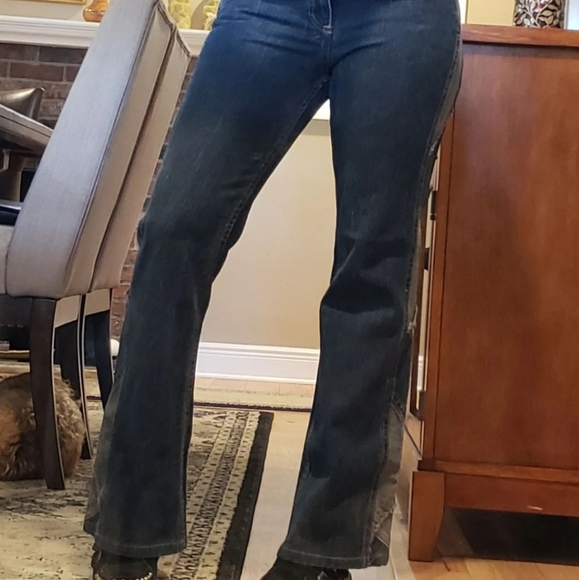 90s Vintage Patchwork Jeans - Picture 3 of 13